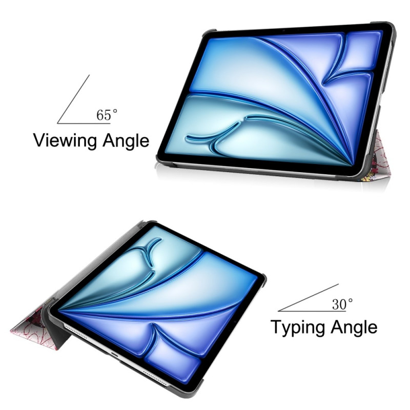 For iPad Air 11 (2024) Case Tri - fold Stand Tablet Cover - Girl