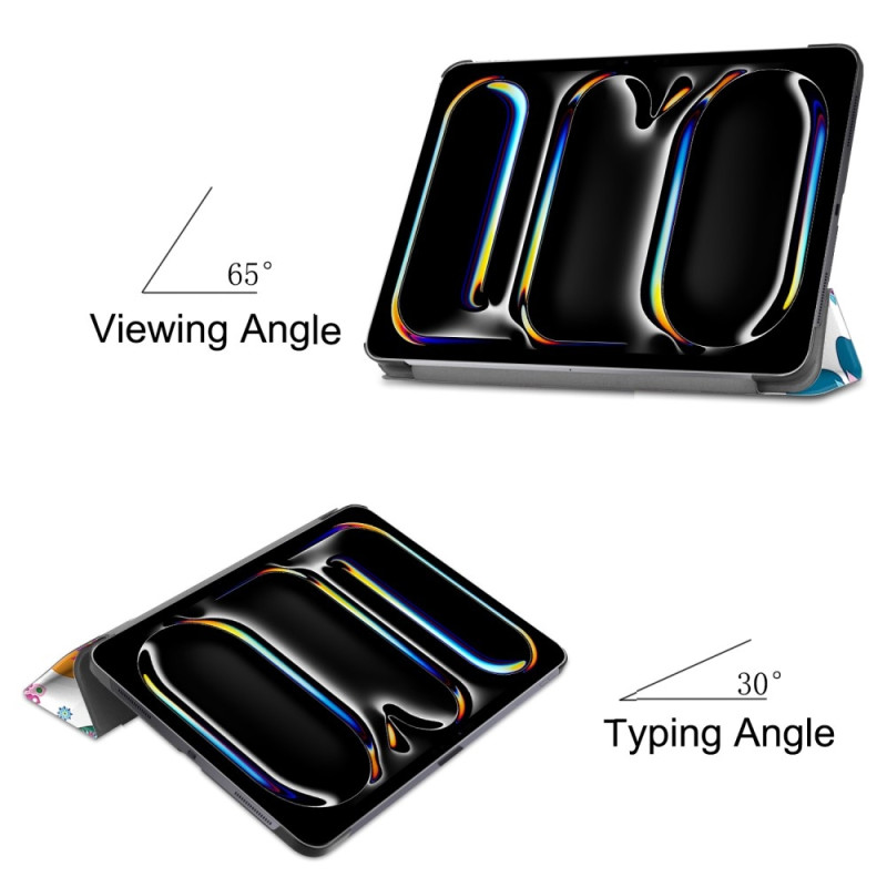 Til iPad Pro 11 (2024) Trippeldeksel med smal passform - Sommerfugler