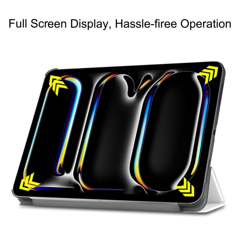 Til iPad Pro 11 (2024) Trifoldbart deksel med smal passform - Katt