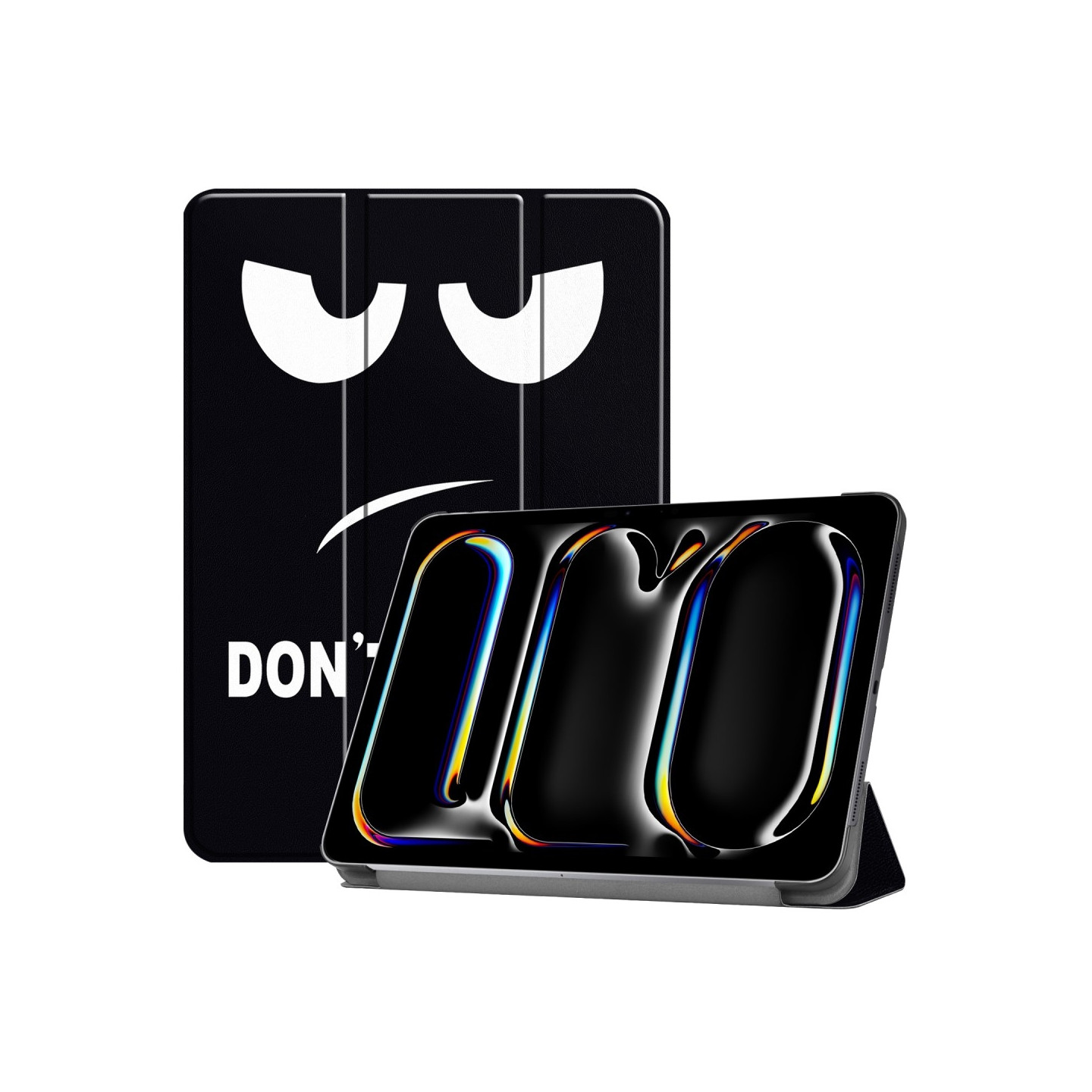 Til iPad Pro 11 (2024) Etui Tre - fold Stativ Tablet Cover - Don't