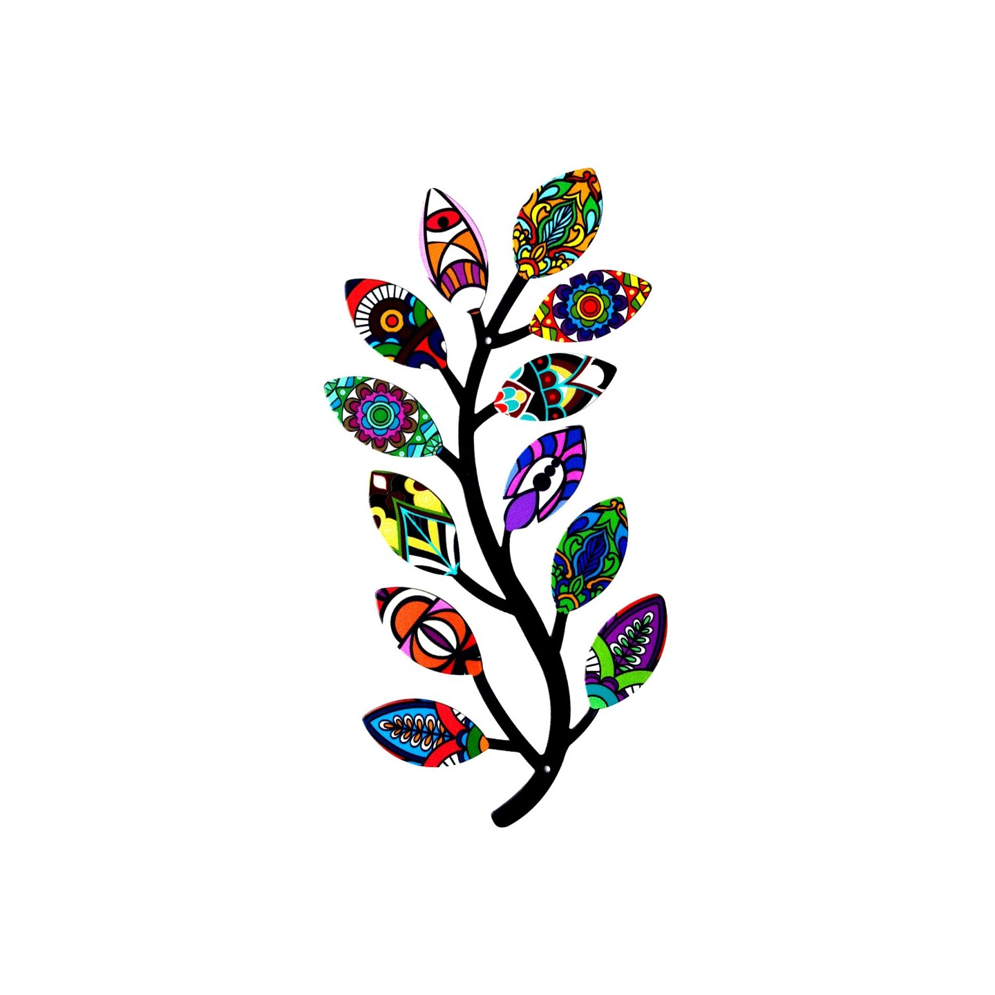 Flower Flowers Wall Decor Garden Ornament 32.5x16.5x0.8cm