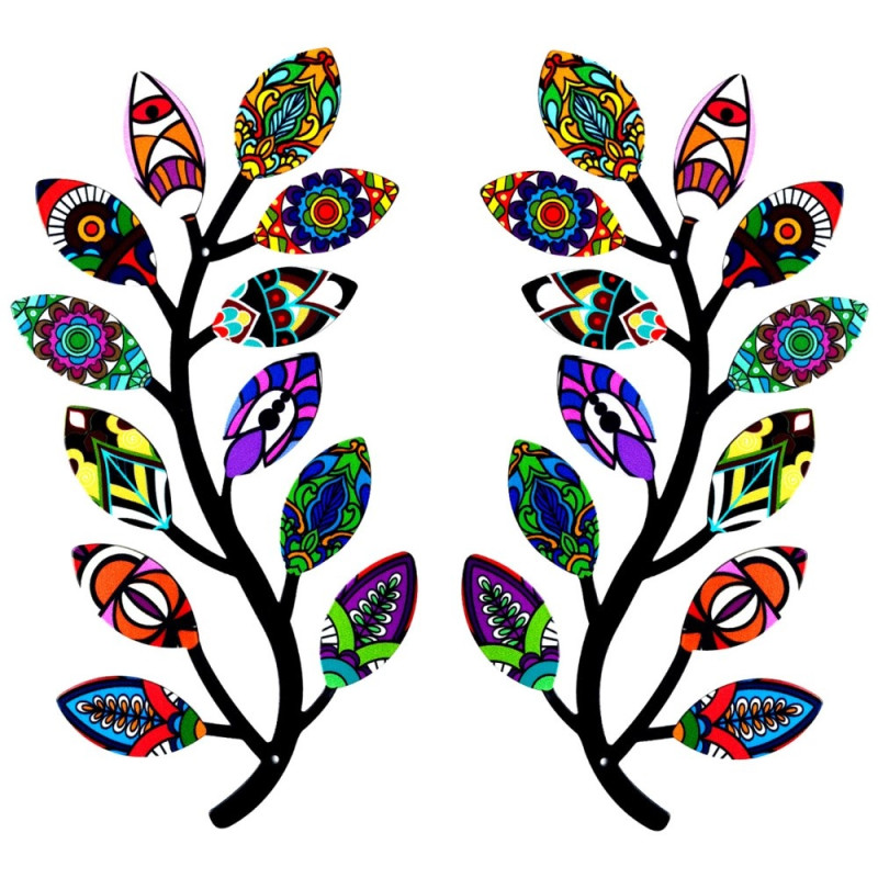 Kukka Kukat Seinäkoristeet Puutarhakoristeet 32,5x16,5x0,8cm