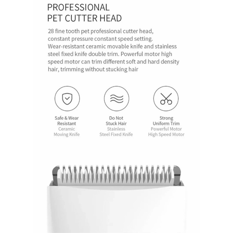 XIAOMI Pawbby sähköinen parranajotrimmeri lemmikkikoirille