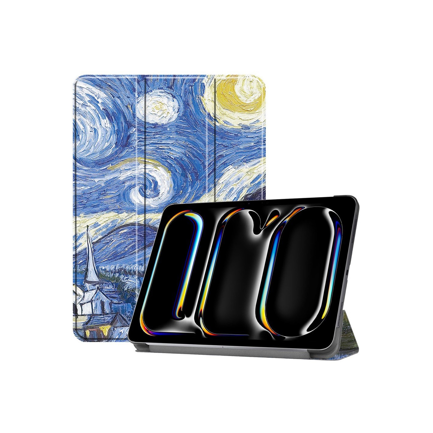 Til iPad Pro 11 (2024) Trippeldeksel med smal passform - Maling