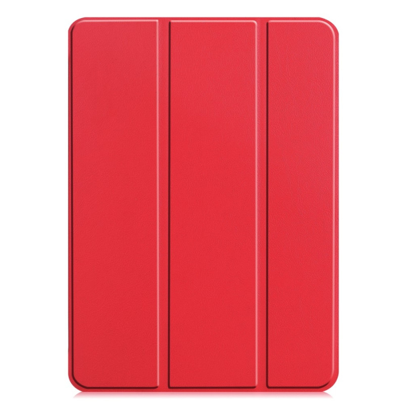 Til iPad Pro 11 (2024) Etui Tre - fold Stativ Tablet Cover - Rød