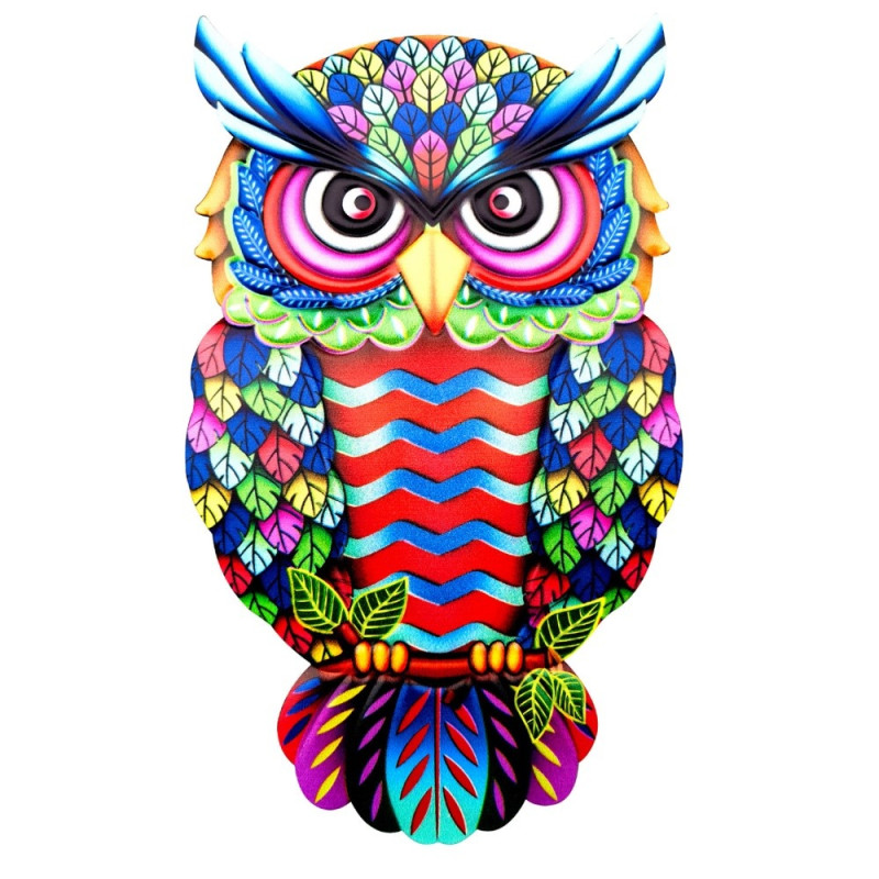 Owl Wall Decal Garden Ornament 26x16x1cm - 2