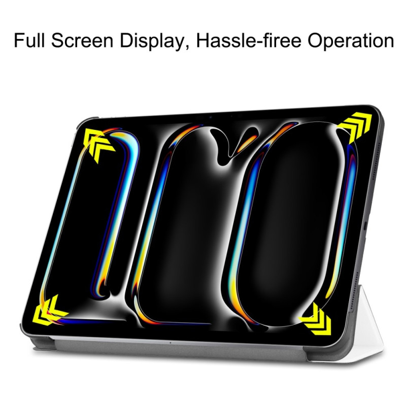 Til iPad Pro 11 (2024) Slim Fit Tri - Foldbart Deksel - Hvit