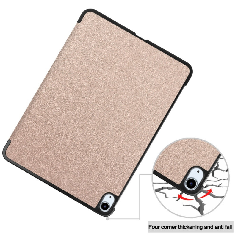 For iPad Air 11 (2024) Case Tri - fold Stand Tablet Cover - Gold