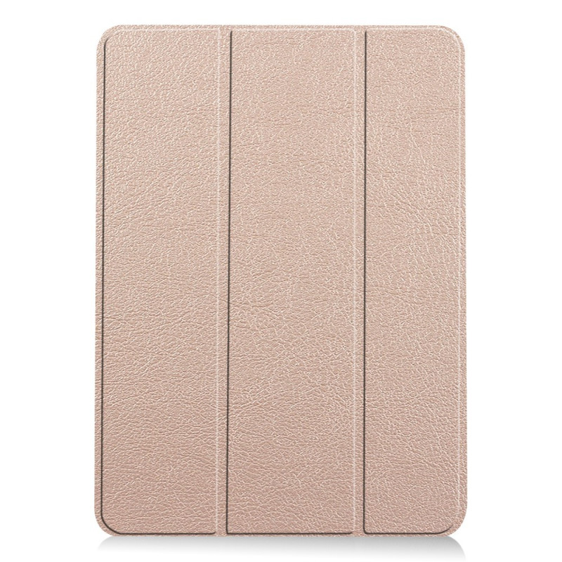 Til iPad Air 11 (2024) Etui Tre - fold Stativ Tablet Cover - Guld