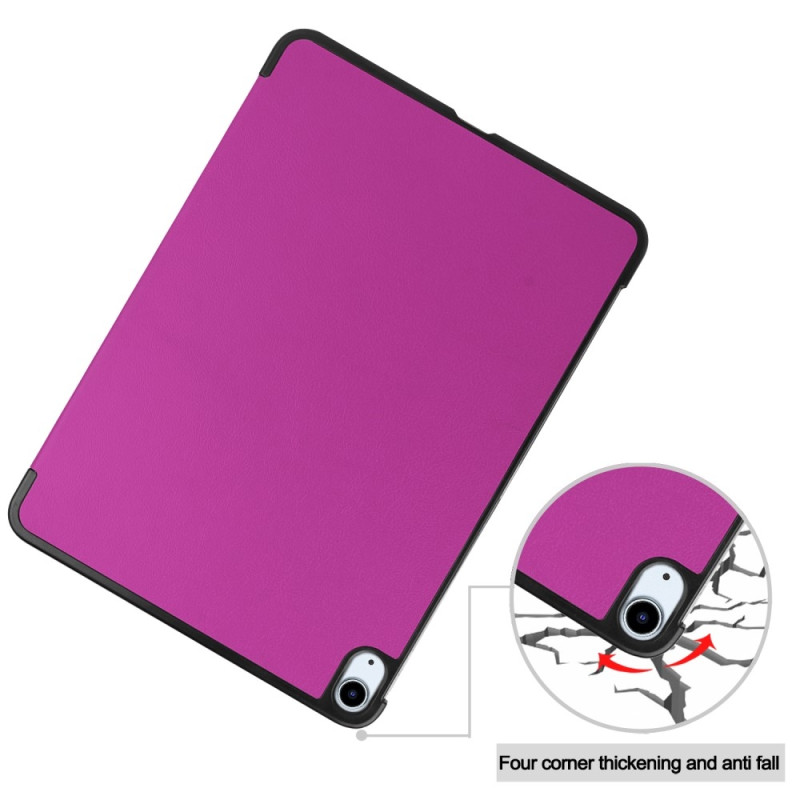 For iPad Air 11 (2024) Case Tri - fold Stand Tablet Cover - Purple