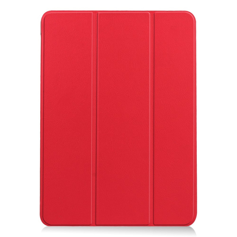 Til iPad Air 11 (2024) Etui Tre - fold Stativ Tablet Cover - Rød