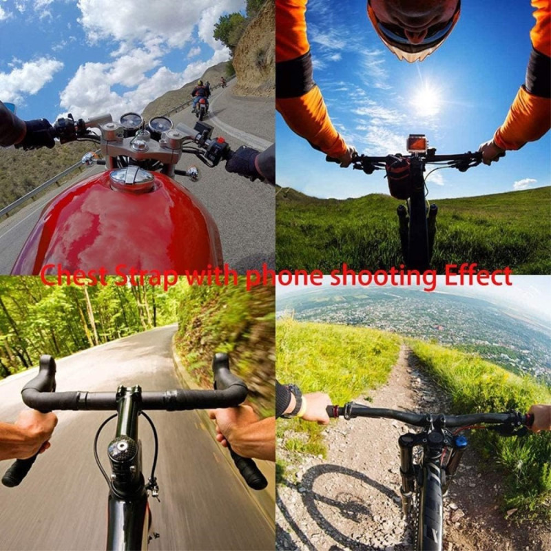 5 - i - 1 Action Camera Accessories Hovedstrop klemme osv. til GoPro