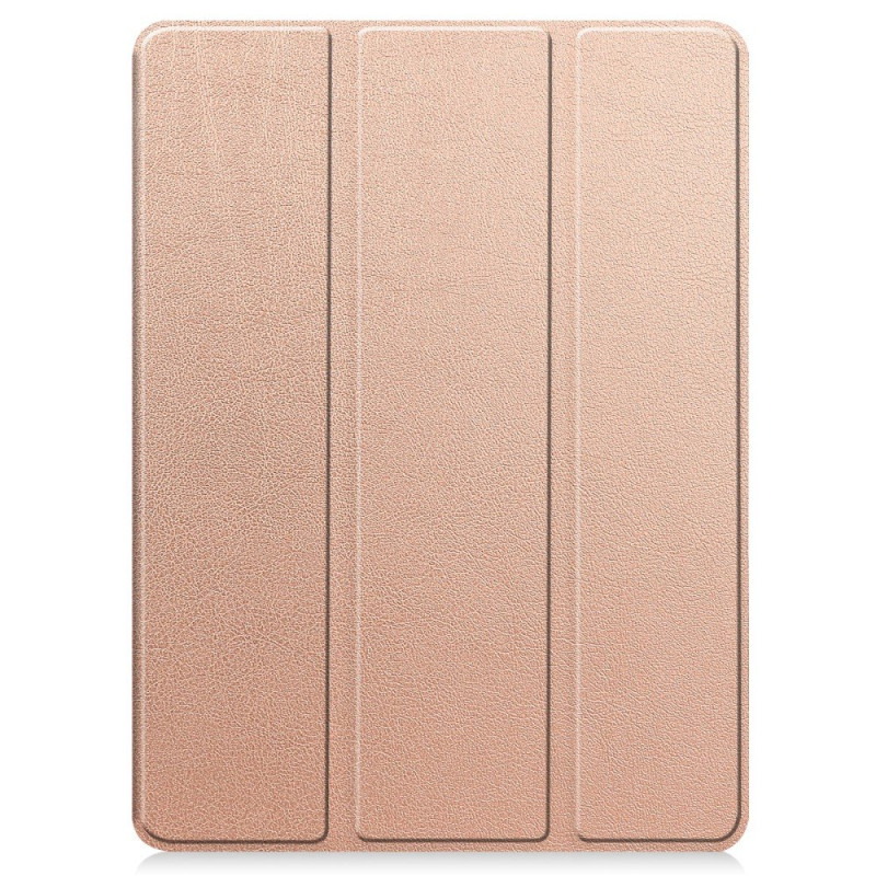 Til iPad Pro 11 (2024) Slim Fit Trifoldbart deksel Pennerom - RoseGold