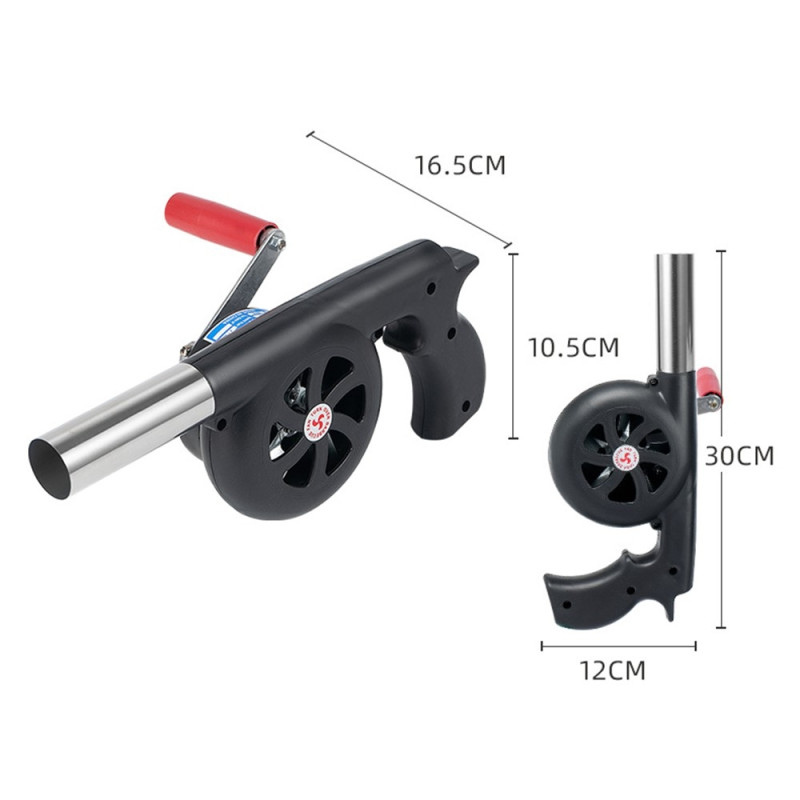 Grill Fire burn BBQ Air fan Camping Stove Wind blowing tool