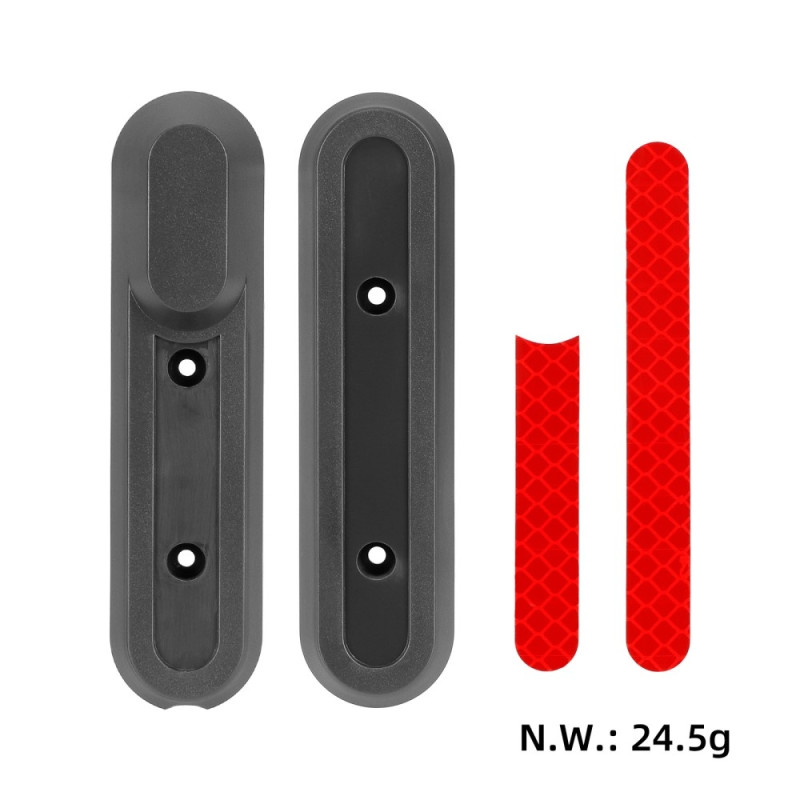 For scooter Xiaomi 4 Pro forhjulsdekorasjonsdeksel+reflektorer