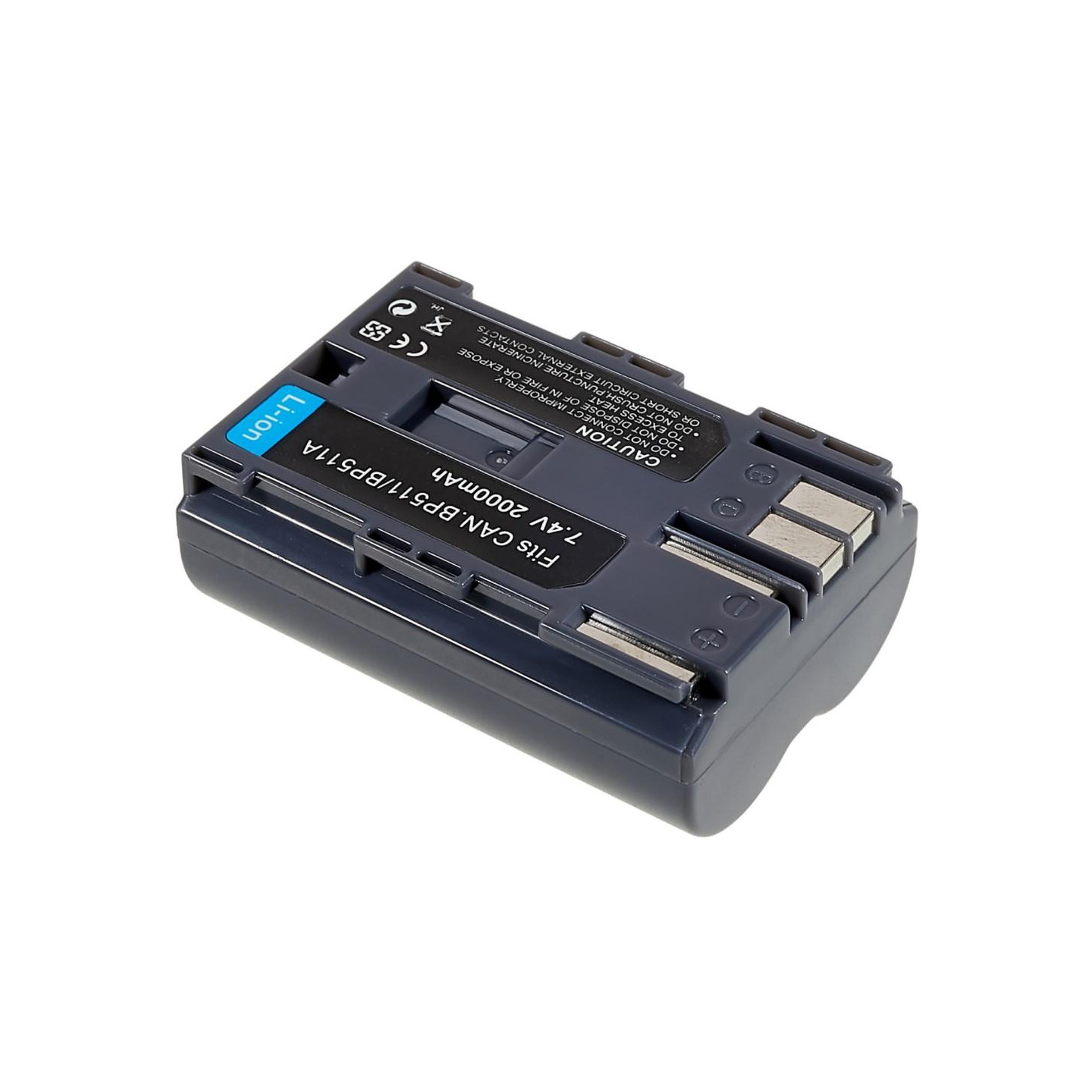 BP - 511 Batteri til Canon EOS 40D/300D/5D/20D/30D/50D/10D/G5/G6