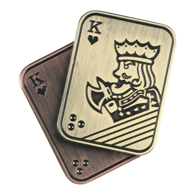 Fidget Spinner Stress Relief Magnetic Sensory - Poker Fidget Slider