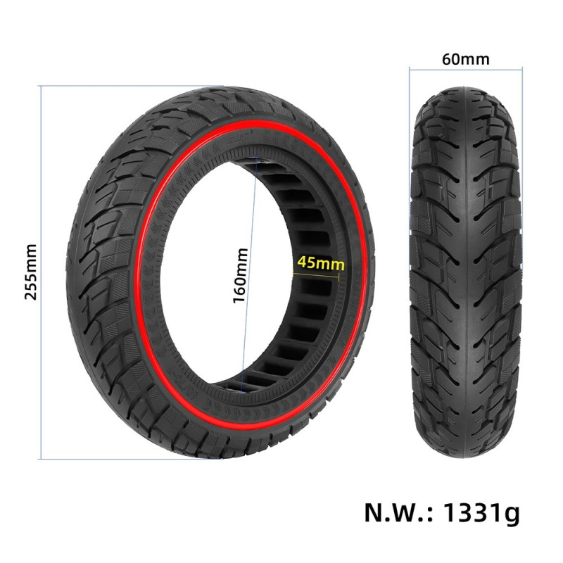 For Scooter Xiaomi 4 Pro 10" 60 / 70 - 7.0 offroad solid tire