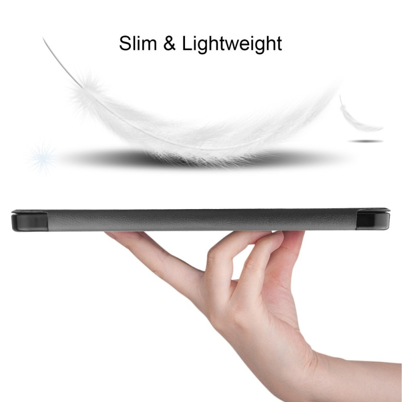 Til iPad Air 11 (2024) Slim Fit Tri - Foldbart Etui Pennebrett - Grå