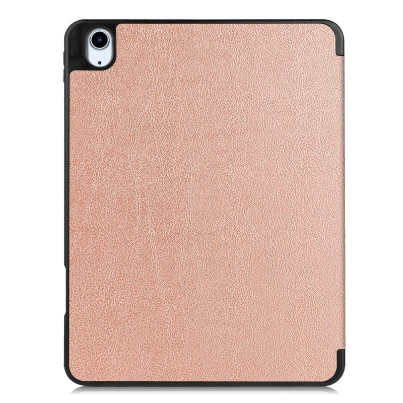 Til iPad Air 11 (2024) Slim Fit Trifoldbart deksel Pennerom - RoseGold