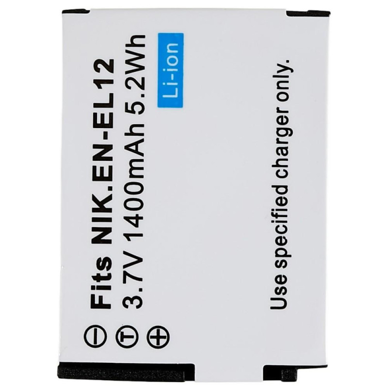 EN - EL12 Battery for Nikon Coolpix S9700 / S9500 / S9400 / S9300 / S9100 / S8200 / S610 / S620 / S630 / S8100 / P300