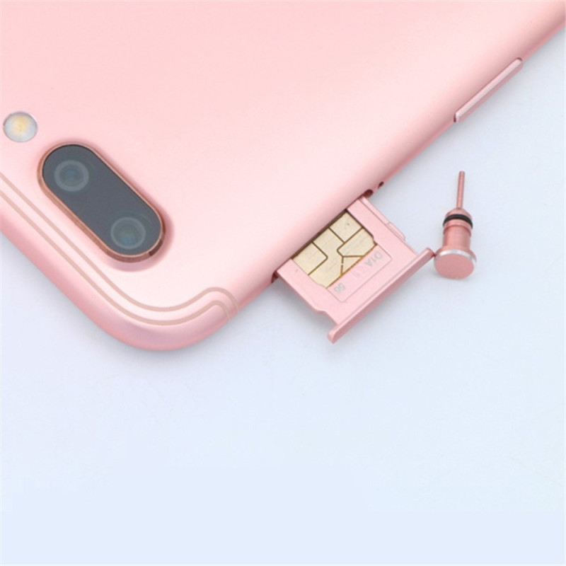 Dustproof 3.5mm Headphone Jack Plug SIM Card Power Pin