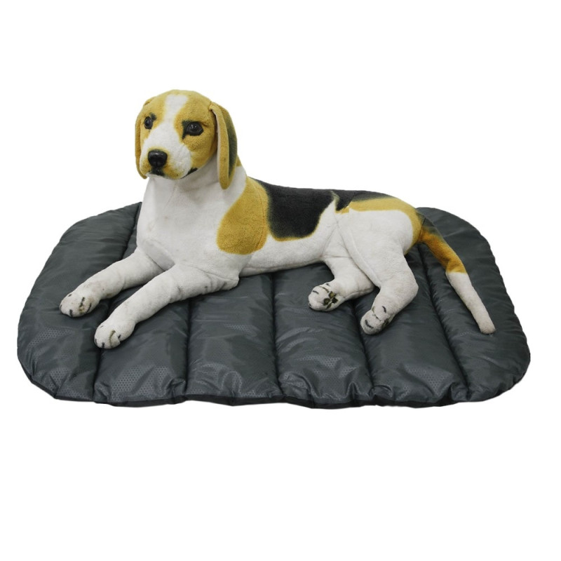 Vandtæt liggeunderlag til hunde med opbevaringstaske 80x70cm