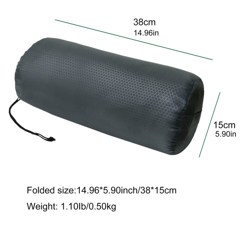 Vandtæt liggeunderlag til hunde med opbevaringstaske 80x70cm