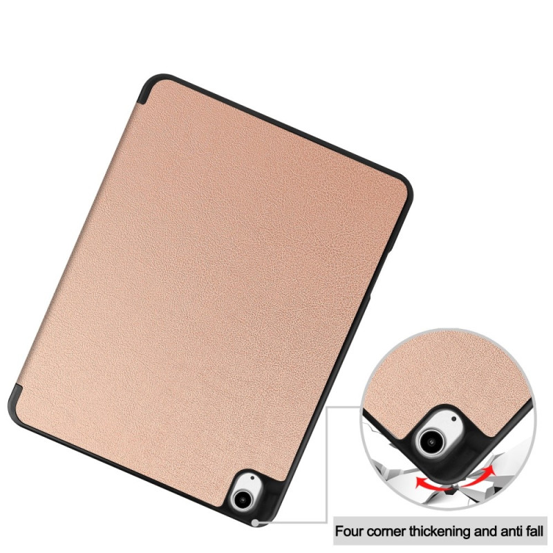 Til iPad Air 13 (2024) Etui Tre - fold Stativ Tablet Cover med Pen Holder