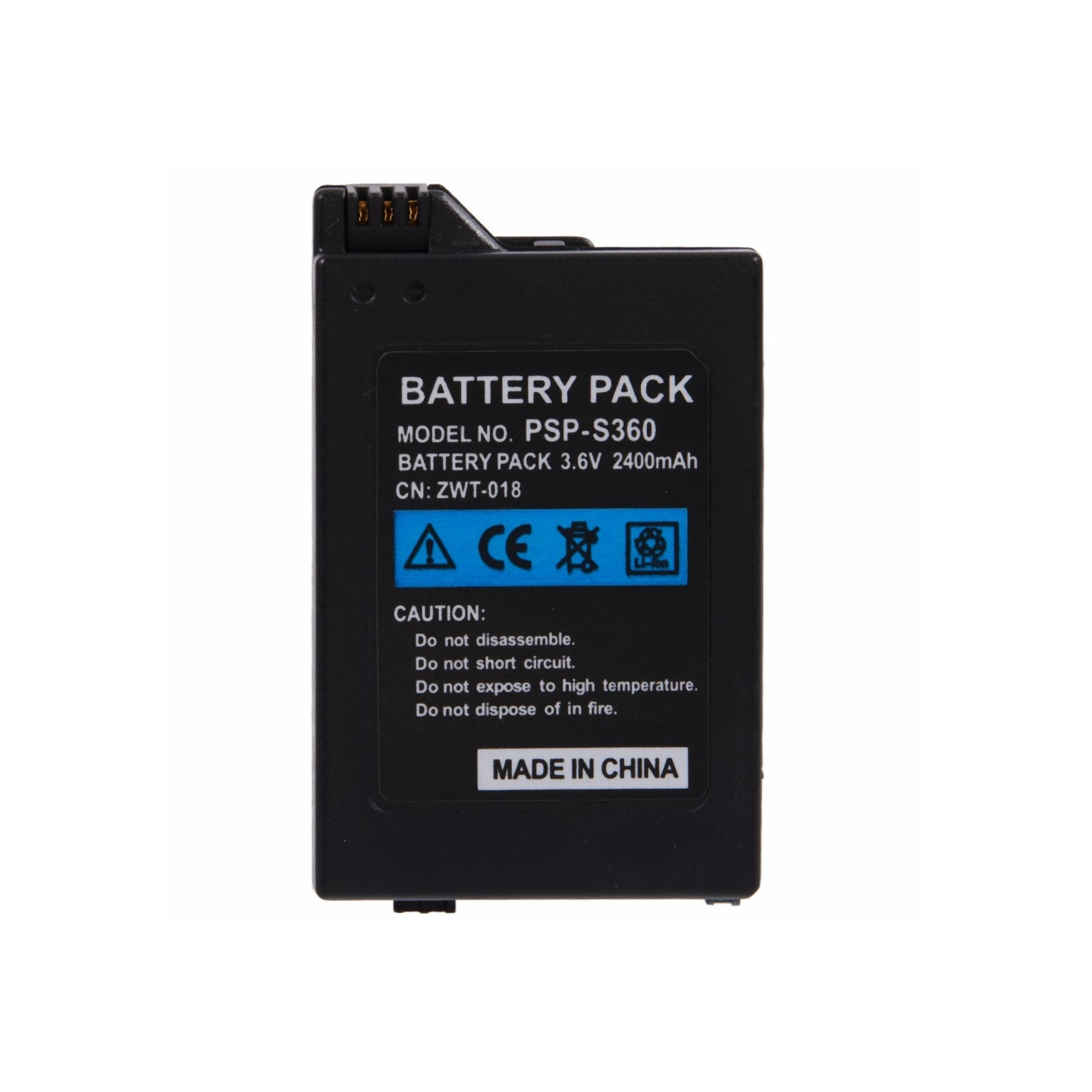 Battery for Sony Playstation Portable 2000 / 3000 3.6V 2400mAh