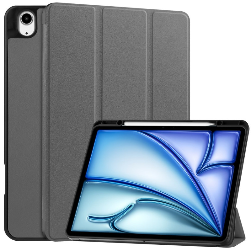 For iPad Air 13 (2024) Case Tri - fold Stand Tablet Cover with Pen Slot