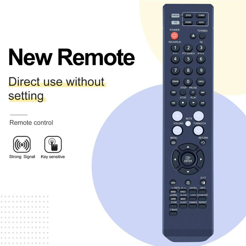 Samsungin kotiteatterin kaukosäätimen vaihto AH59-01907B / AH59-01907C