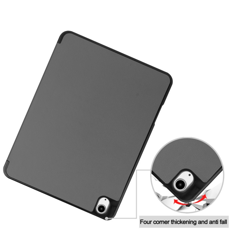 Til iPad Air 13 (2024) Etui Tre - fold Stativ Tablet Cover med Pen Holder