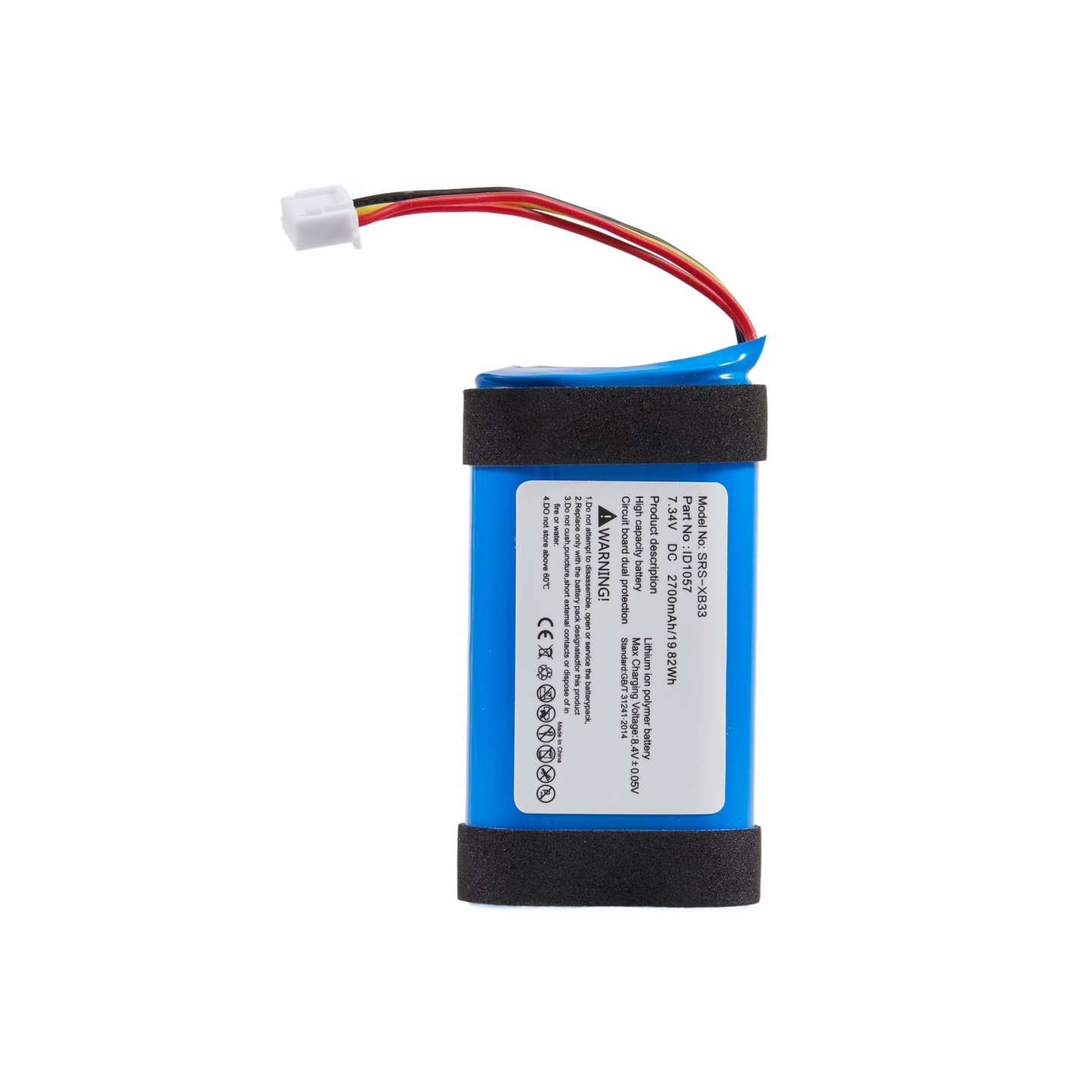 Akku Sony SRS - XB33 7.34V 2700mAh