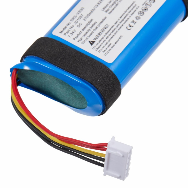 Batteri til Sony SRS - XB33 7.34V 2700mAh