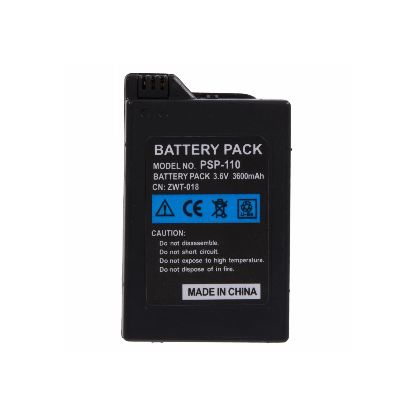Battery for Sony PSP - 1000 3.6V 3600mAh