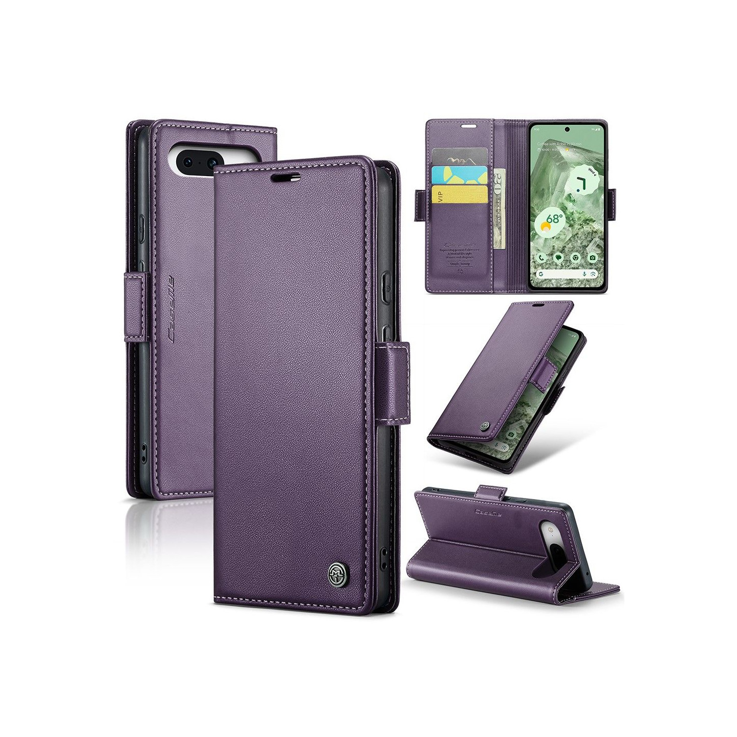 CASEME Retro Lompakkokotelo Pixel 8a