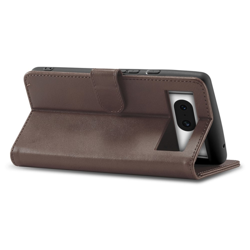 LC.IMEEKE Lommebok - deksel til Google Pixel 8a - Mørk Brun