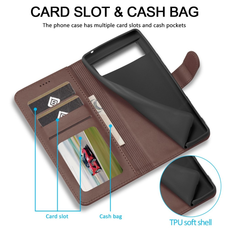 LC.IMEEKE Wallet Stand Etui til Google Pixel 8a
