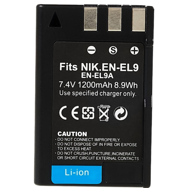 EN - EL9 Li - ion Battery for Nikon D40 / D40X / D3000 / D5000 / D60 Etc