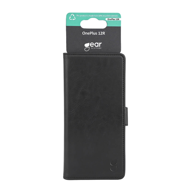 GEAR Mobile Case 3 Card Compartments Black - OnePlus 12R