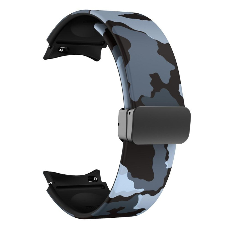 Samsung Galaxy Watch5+4 40 44mm Watch5 Pro 45mm Silicone Watch Band - Camo
