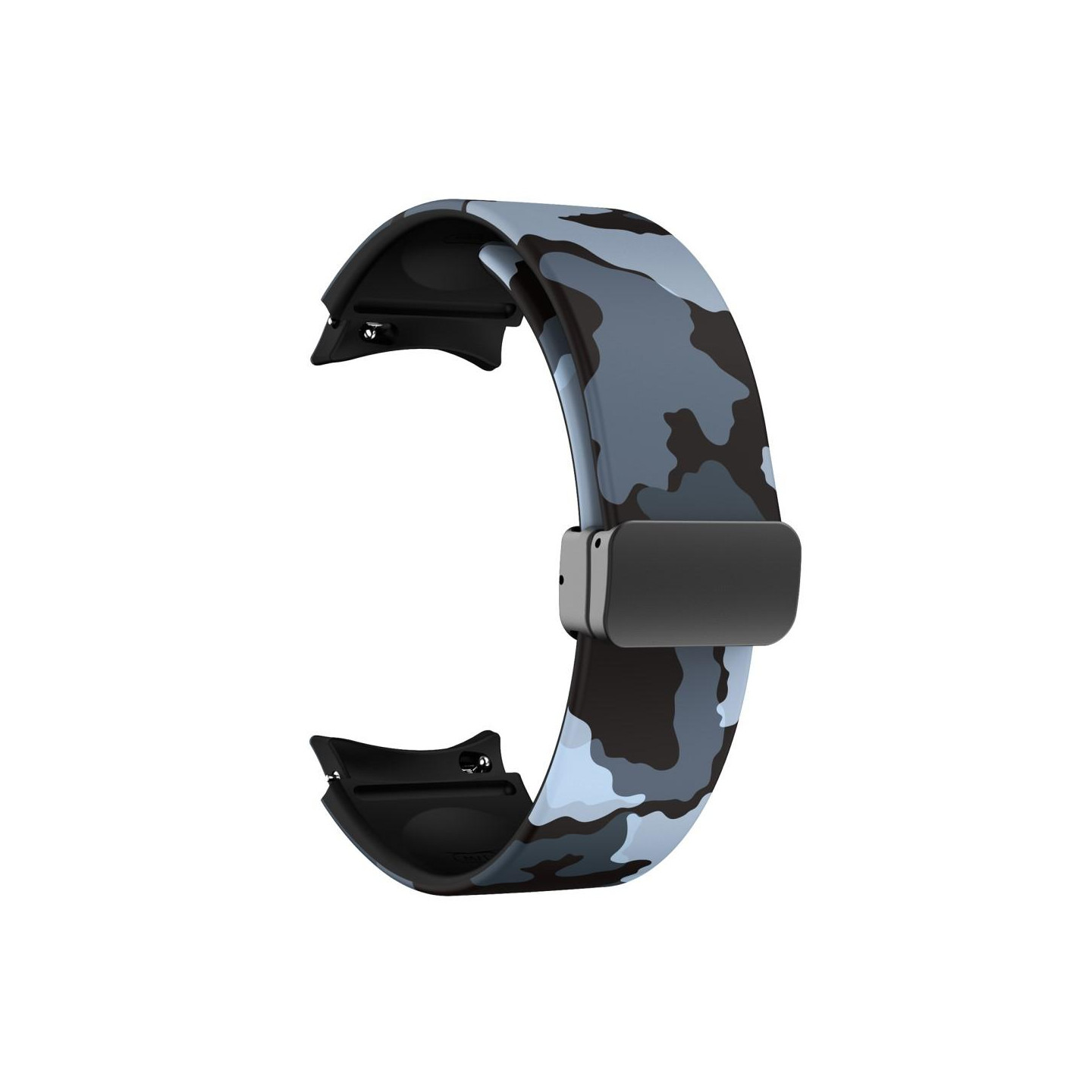 Samsung Galaxy Watch5+4 40 44mm Watch5 Pro 45mm Silicone Watch Band - Camo