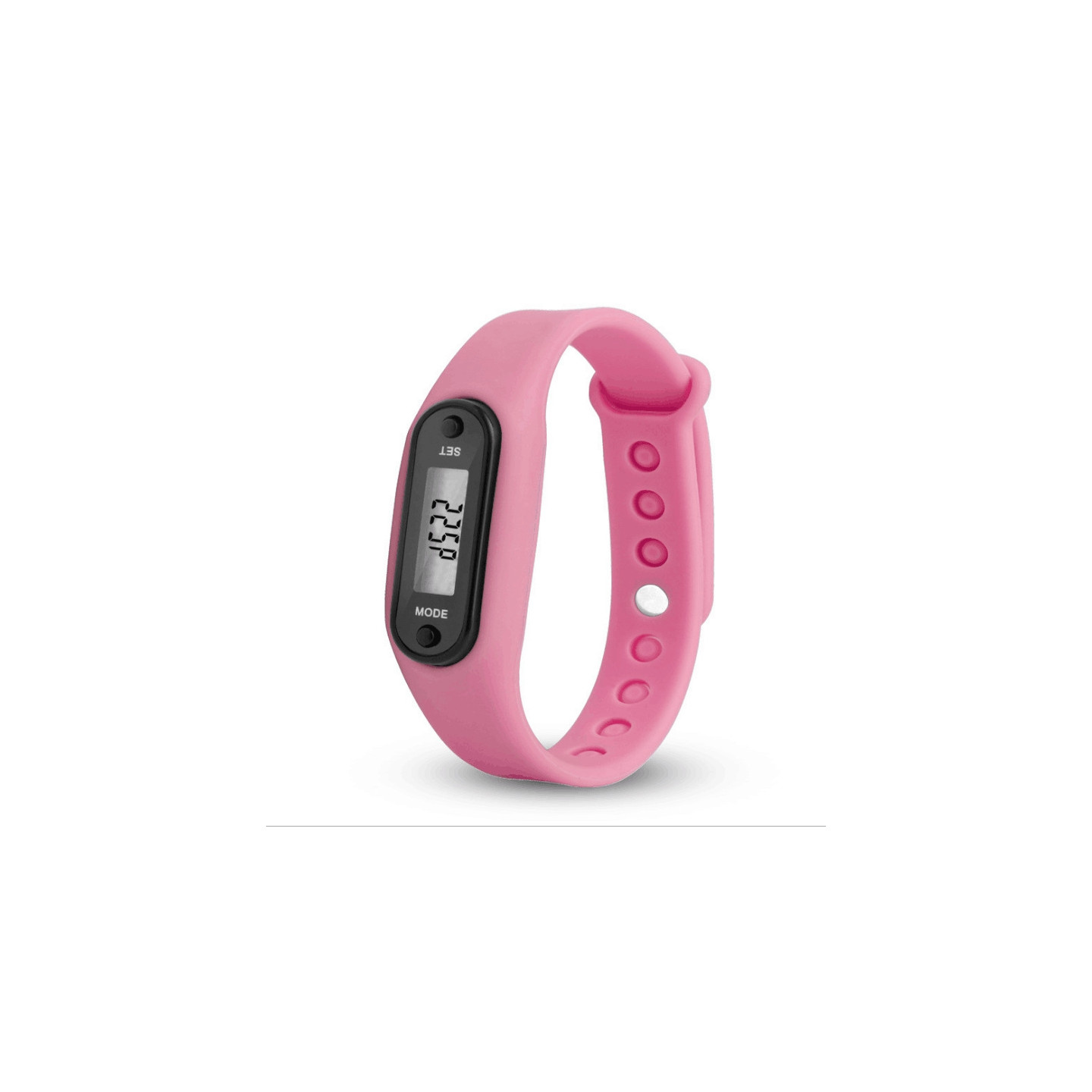 Type B Pedometer Clock Model Comfortable to Wear - Pink