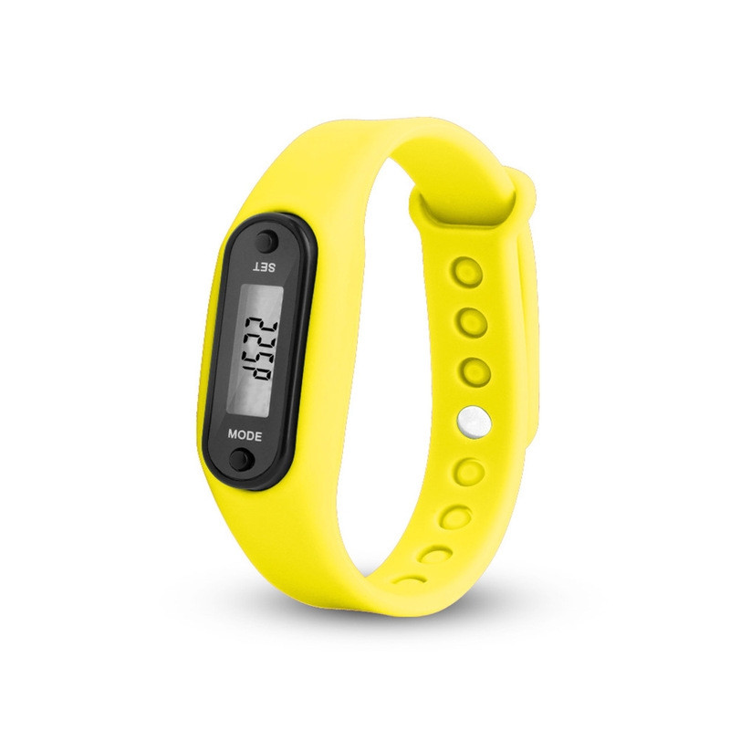 Type B Skridttæller Løbetæller Gåafstand - Gul