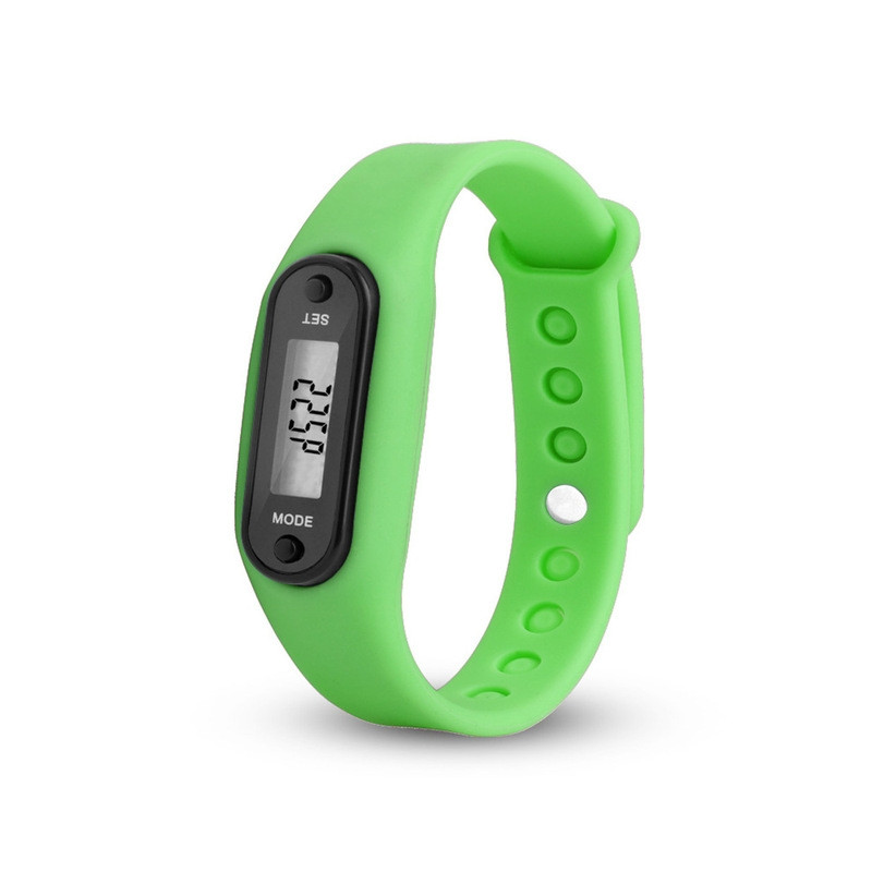 Type B Pedometer Pedometer Klokkemodell Komfortabel å ha på seg - Grønn