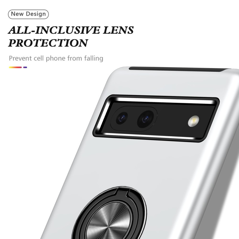 Til Google Pixel 8a Fingerring Kickstand Hybrid Taske