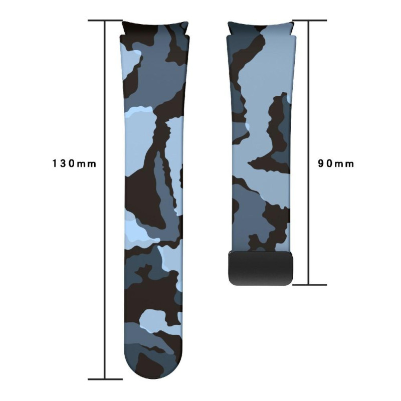 Samsung Galaxy Watch5+4 40 44mm Watch5 Pro 45mm Silikone Urrem - Camo