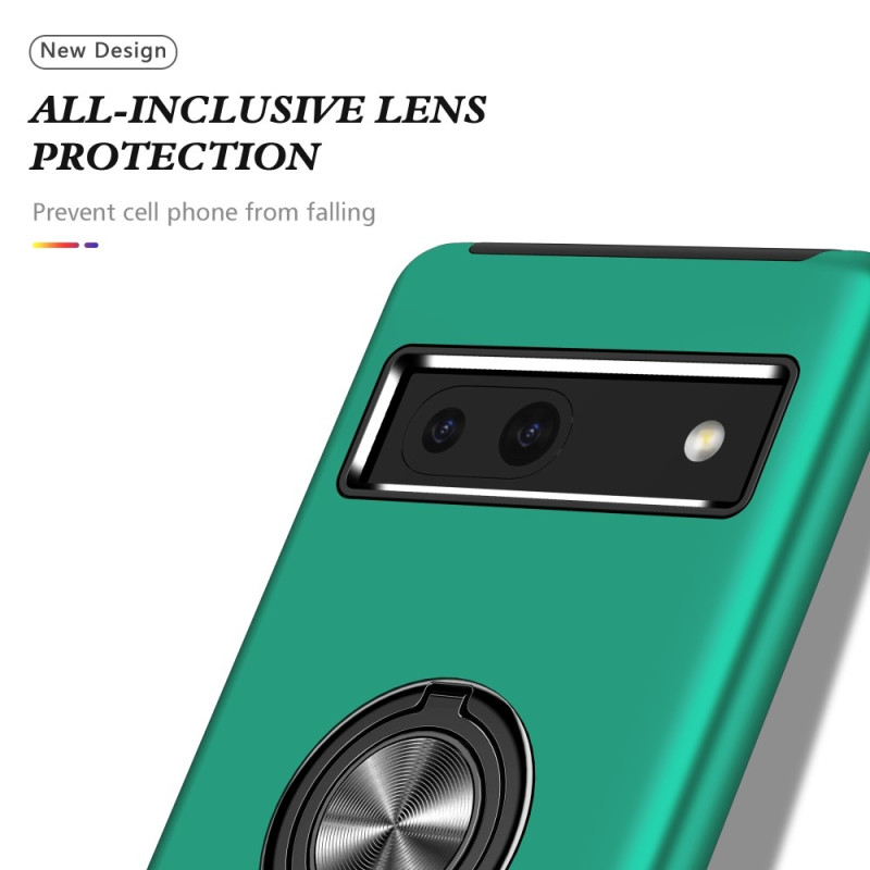 For Google Pixel 8a Finger Ring Kickstand Hybrid Case
