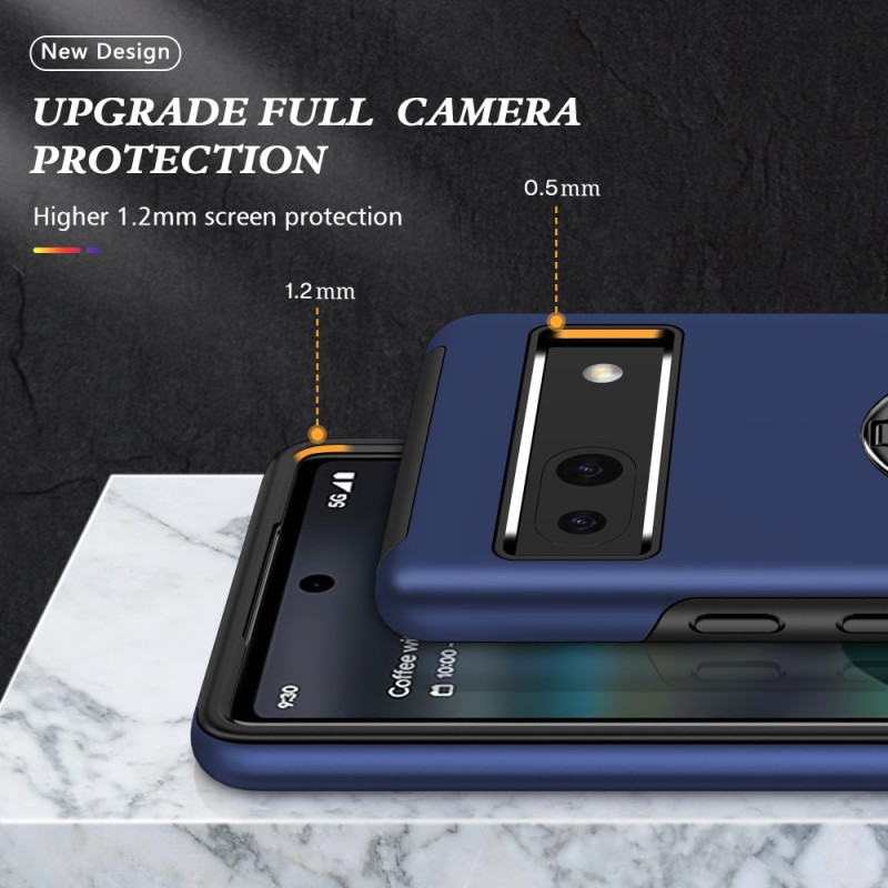 Google Pixel 8a sormenrengasjalustan hybridikotelo